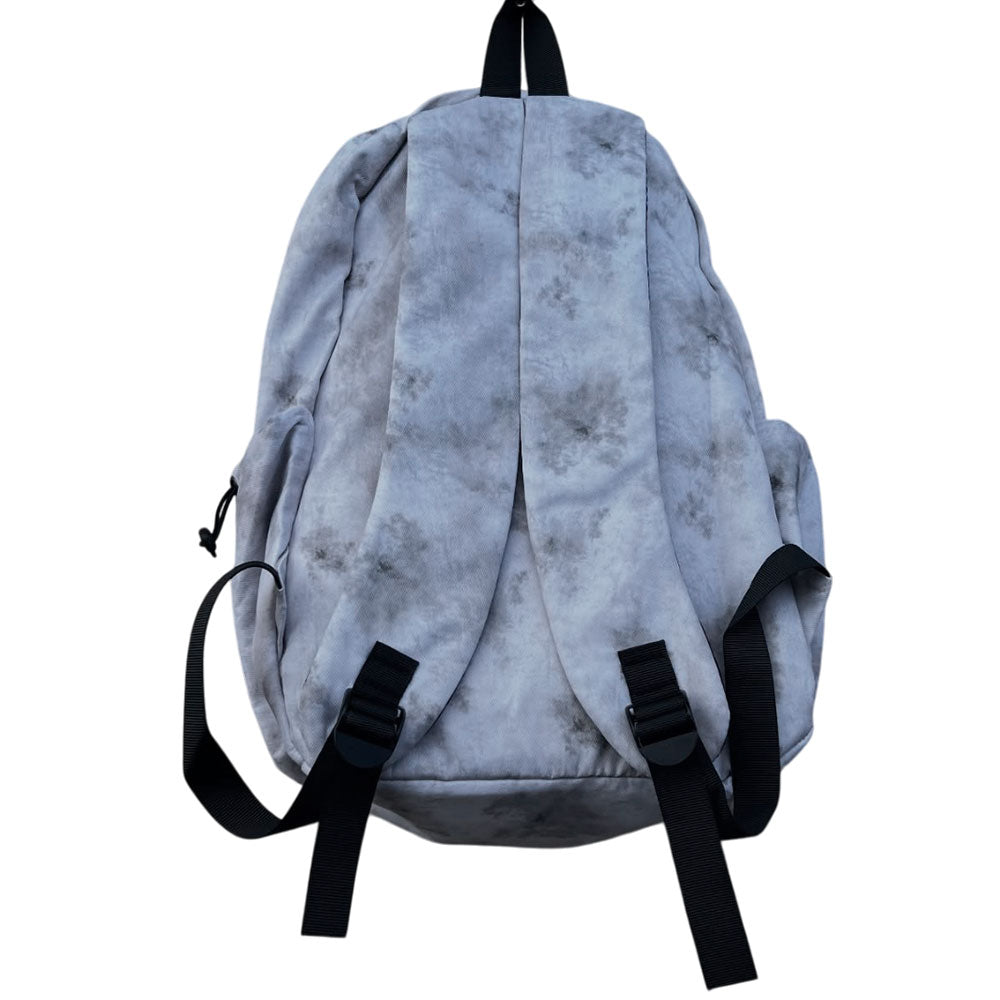 Acid Wash Chrome Cross Gothic Utility Backpack